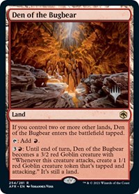 Den of the Bugbear, Promo Pack: Adventures in the Forgotten Realms