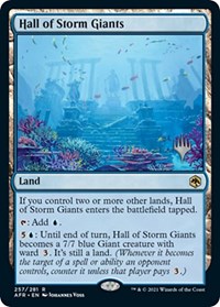 Hall of Storm Giants, Promo Pack: Adventures in the Forgotten Realms