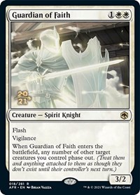 Guardian of Faith, Prerelease Cards