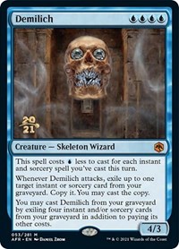 Demilich, Prerelease Cards