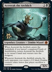 Acererak the Archlich, Prerelease Cards