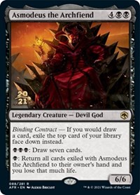 Asmodeus the Archfiend, Prerelease Cards