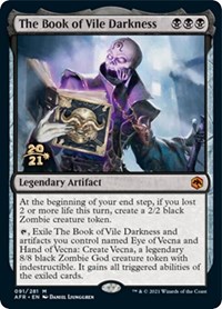 The Book of Vile Darkness, Prerelease Cards