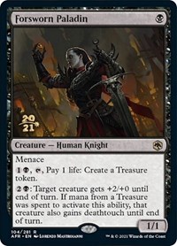 Forsworn Paladin, Prerelease Cards