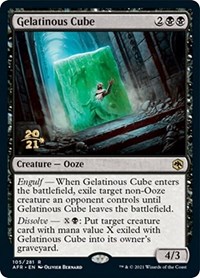 Gelatinous Cube, Prerelease Cards