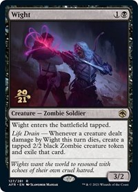 Wight, Prerelease Cards