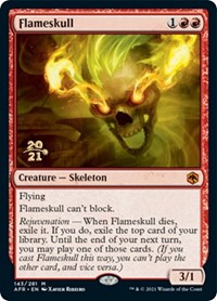Flameskull, Prerelease Cards