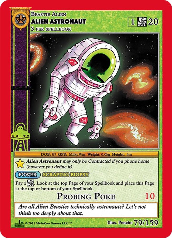 Alien Astronaut, Standard, front