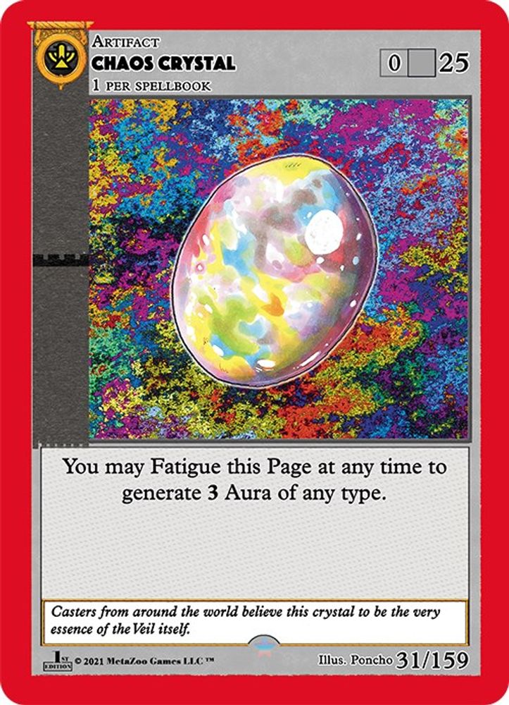 Chaos Crystal, Standard, front