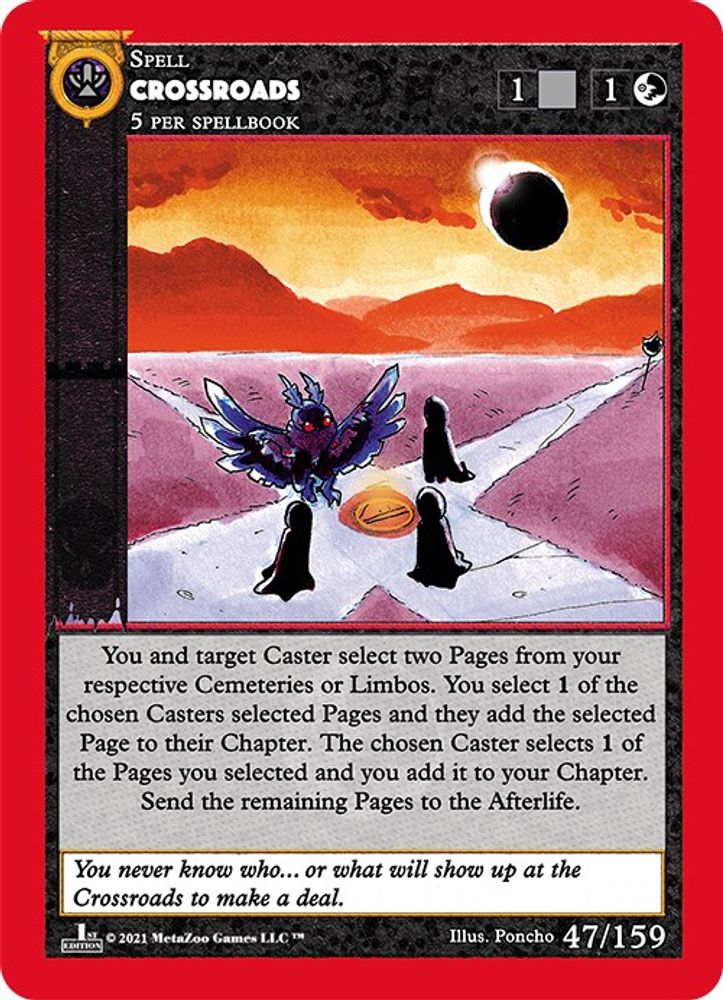 Crossroads, Standard, front