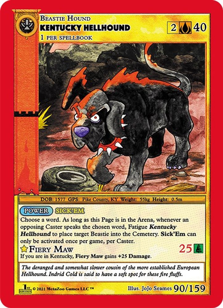 Kentucky Hellhound, Standard, front