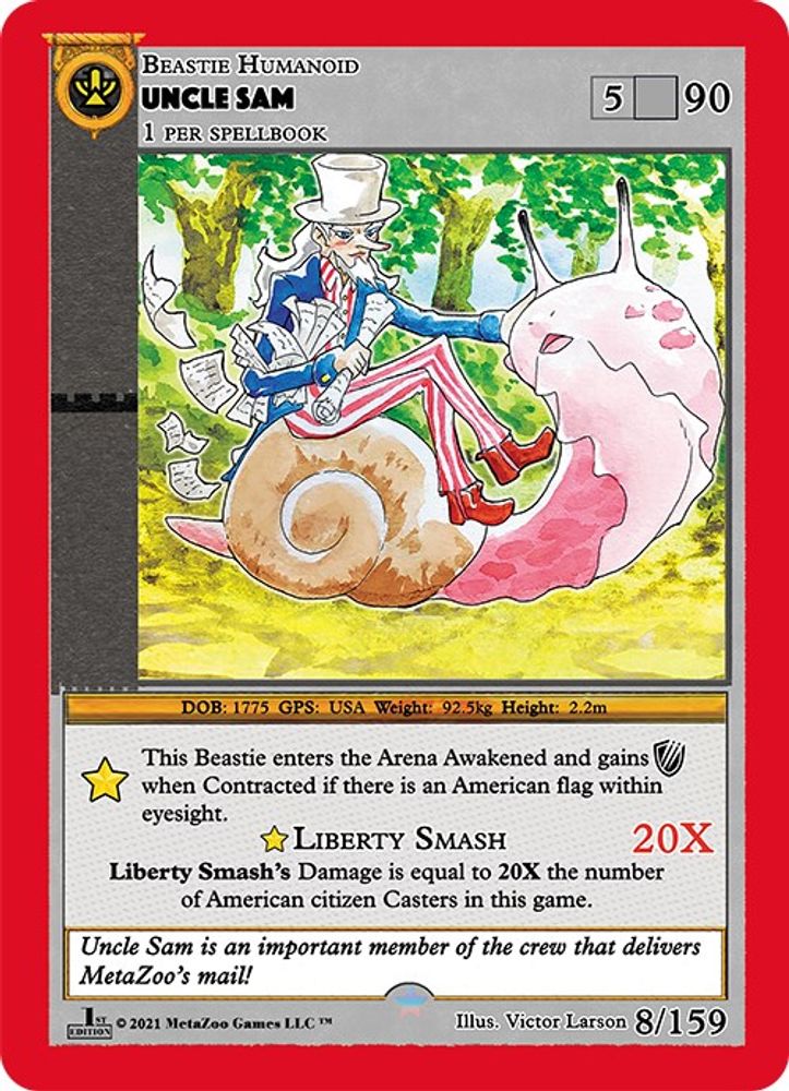 Uncle Sam, Holo, front