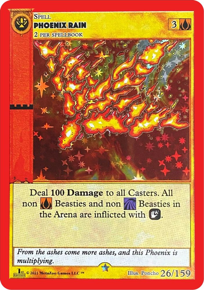 Phoenix Rain, Standard, front
