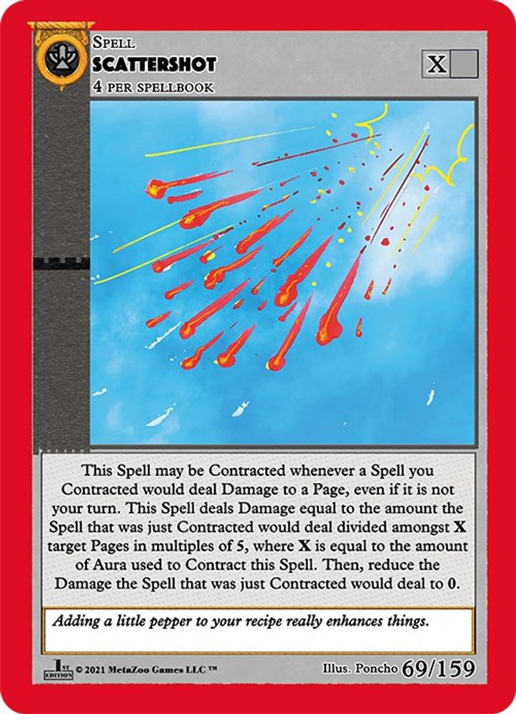 Scattershot, Standard, front