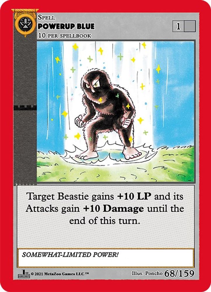 Powerup Blue, Standard, front