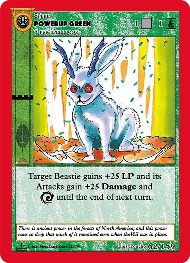 Powerup Green, Standard, front