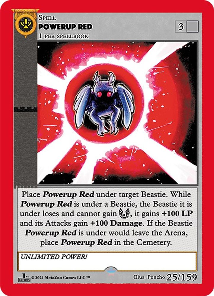Powerup Red, Standard, front