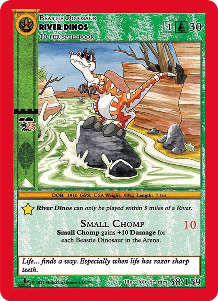 River Dinos, Standard, front