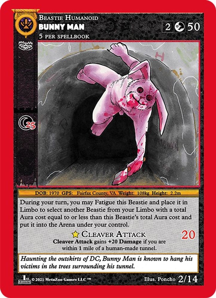 Bunny Man, Standard, front