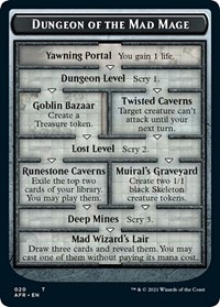 Dungeon of the Mad Mage Token (AFR), Oversize Cards