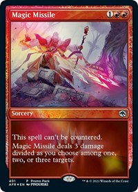 Magic Missile, Promo Pack: Adventures in the Forgotten Realms