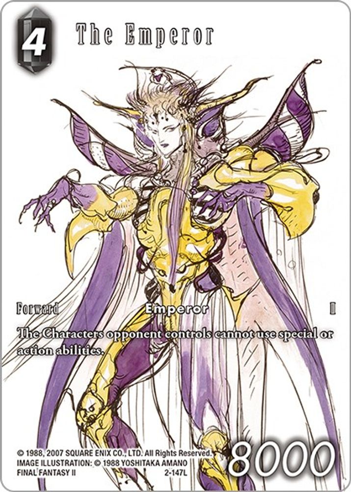 The Emperor (Full Art Reprint), Foil, front