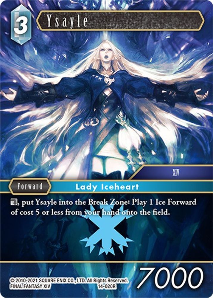Ysayle, Standard, front