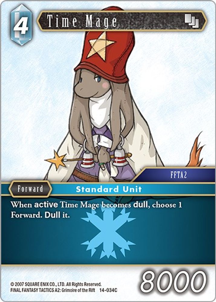 Time Mage, Standard, front