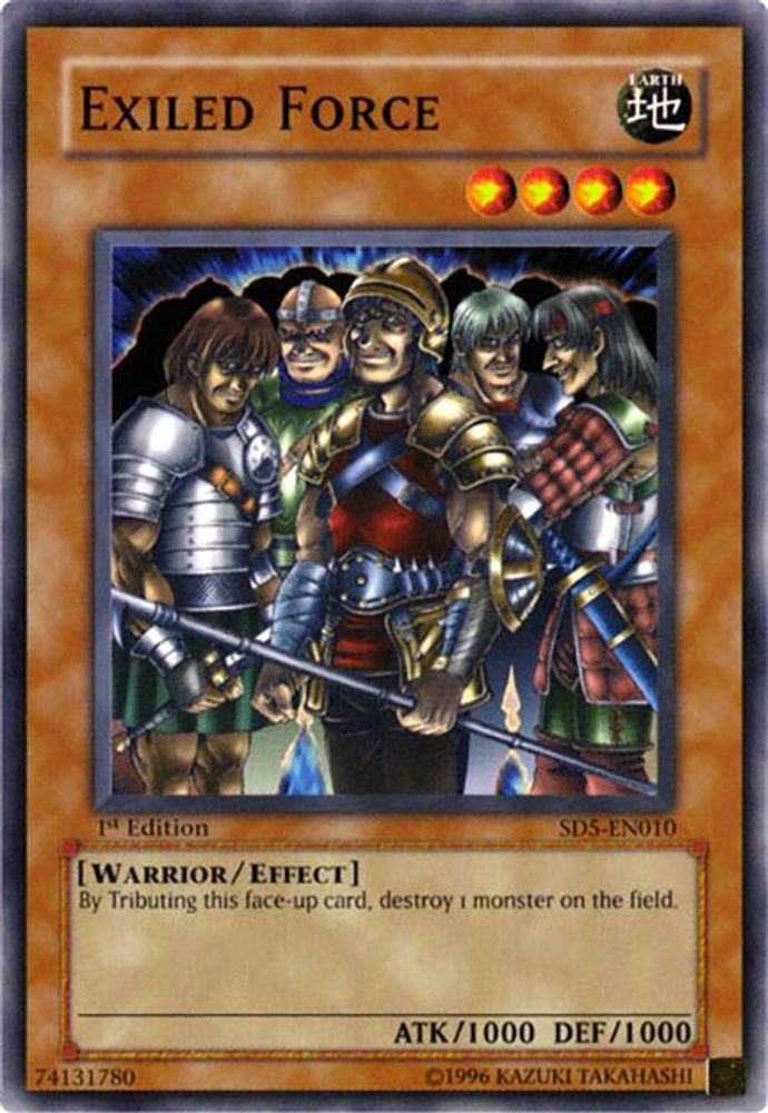 Exiled Force, 1st-edition, front