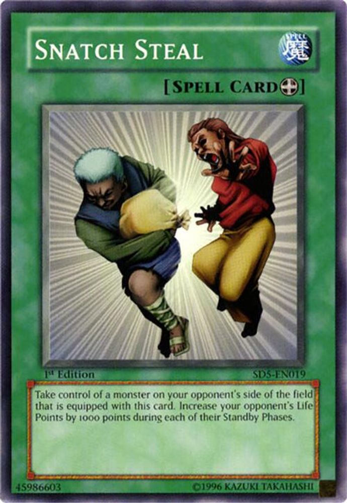 Snatch Steal, 1st-edition, front