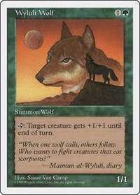 Wyluli Wolf, Fifth Edition