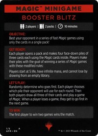 Magic Minigame: Booster Blitz, Adventures in the Forgotten Realms