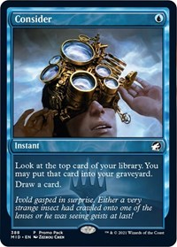 Consider, Promo Pack: Innistrad: Midnight Hunt