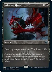 Infernal Grasp, Promo Pack: Innistrad: Midnight Hunt