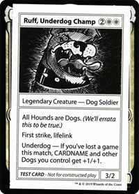 Ruff, Underdog Champ (No PW Symbol), Mystery Booster: Convention Edition Exclusives