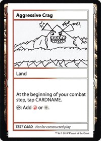 Aggressive Crag (No PW Symbol), Mystery Booster: Convention Edition Exclusives