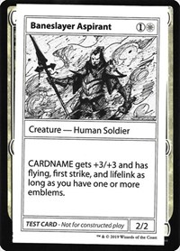 Baneslayer Aspirant (No PW Symbol), Mystery Booster: Convention Edition Exclusives