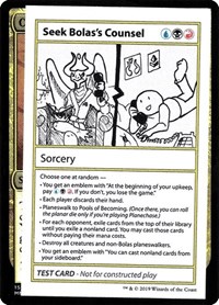 Seek Bolas's Counsel (No PW Symbol), Mystery Booster: Convention Edition Exclusives