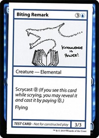 Biting Remark (No PW Symbol), Mystery Booster: Convention Edition Exclusives