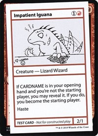 Impatient Iguana (No PW Symbol), Mystery Booster: Convention Edition Exclusives