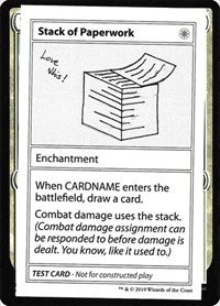 Stack of Paperwork (No PW Symbol), Mystery Booster: Convention Edition Exclusives