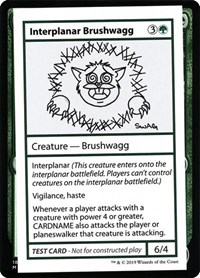 Interplanar Brushwagg (No PW Symbol), Mystery Booster: Convention Edition Exclusives