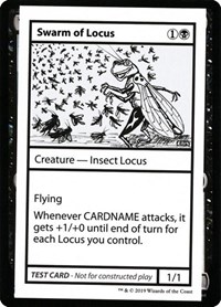 Swarm of Locus (No PW Symbol), Mystery Booster: Convention Edition Exclusives
