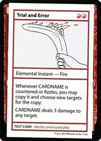 Trial and Error (No PW Symbol), Mystery Booster: Convention Edition Exclusives