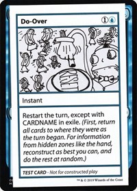 Do-Over (No PW Symbol), Mystery Booster: Convention Edition Exclusives