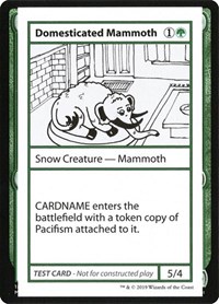 Domesticated Mammoth (No PW Symbol), Mystery Booster: Convention Edition Exclusives