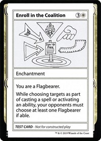 Enroll in the Coalition (No PW Symbol), Mystery Booster: Convention Edition Exclusives