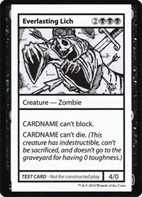 Everlasting Lich (No PW Symbol), Mystery Booster: Convention Edition Exclusives