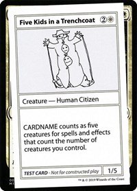 Five Kids in a Trenchcoat (No PW Symbol), Mystery Booster: Convention Edition Exclusives