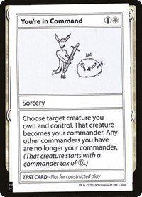 You're In Command (No PW Symbol), Mystery Booster: Convention Edition Exclusives